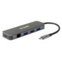 D-Link DUB-2334 5-in-1 USB-C Hub with Gigabit Ethernet and power delivery, 1* USB-C connector, 1* Gigabit Ethernet, 3* USB Type-
